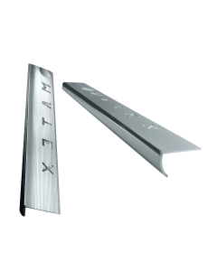 Perfil Aluminio Tipo P Plata Pulido 2.5ml