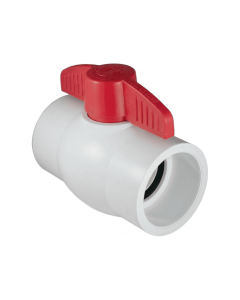 Valvula Bola Pvc Blanca Soldar 4" LD-828W