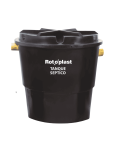 Sistema Septico Conico 1.000 L Negro Rotoplast