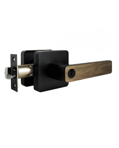 Cerradura Manija Negro/Madera Baño Kl 123 B Kl Segurity