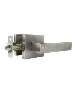 Cerradura Manija Cromo Aluminio Baño Kl 120 B Kl Segurity