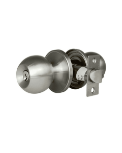 Cerradura Pomo Metal Tubular Función Alcoba - Kl 101A