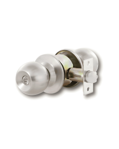 Cerradura Pomo Metal Cilindrico Baño Kl 501 B Kl Segurity