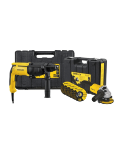 Rotomartillo 800W Shr263Kb3+Pulidora 4 1/2" B3+ 5 Discos Stanley SG7115KD