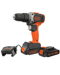 Taladro 3/8 Percutor 20V 2 Velocidades Black+Decker BCD704C1-B3