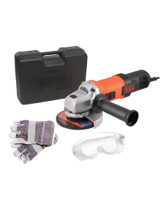 Pulidora 4 1/2 920W + Kit Gafas Guantes g720Xk-B3 Black+Decker