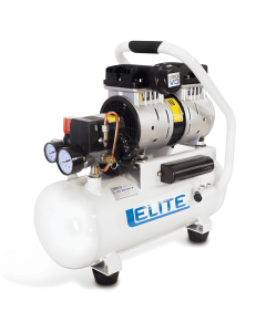 Compresor De Aire 125Psi-1800Rpm -12 L Libre De Aceite/Silencioso Elite CA1012D