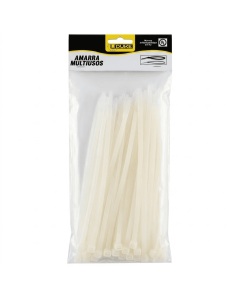 Amarra Plastica Blanca 3.6X200 mm 20 cm Pqte 100 Unds Uduke HT70021