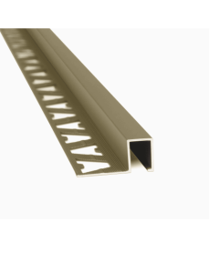 Guardacanto En Aluminio Quadra Olivo 12X10 mm Anonizado Deluxe A1 Atrim 3465B
