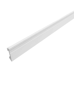 Guardaescoba Line Blanco Eps Blanco cm 7X15X250 Atrim 2330