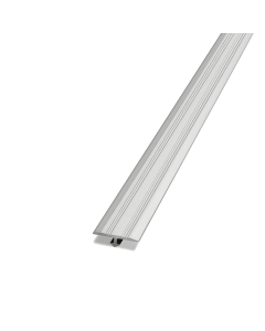 Aluminio Perfil Tee Piso Pared Cromo Mate 10 mm X 6 mm X 2.5m Atrim 2249