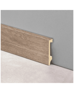 Guardaescoba Epsilon Plain 70 mm X 15 mm X 2.44m Roble Oscuro Atrim