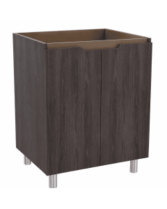Mueble Milan al piso sin tapa coñac 61x46