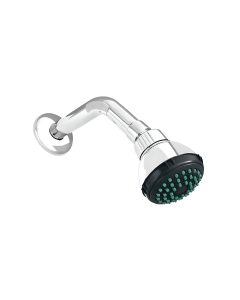 Regadera Redonda Adra 4" Cromo Mas Brazo De 15 cm Stretto