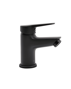Llave Lavamanos Monocontrol Baja Arezzo Negro Mate Stretto