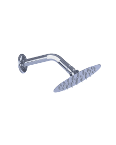 Regadera Redonda Lucca 6" Cromo C/Brazo 15 cm Stretto