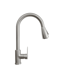 Llave Lavaplatos Monocontrol Veletri Inox Stretto