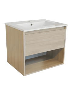 Mueble Lavamanos Zoe Acacia 70x46 Stretto 23PZ2804807