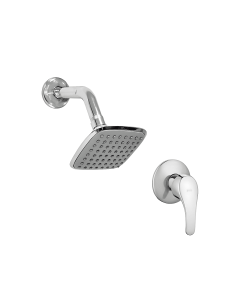 Conjunto Ducha Monocontrol Modena Cromo Stretto