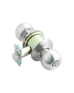 Cerradura De Pomo Para Baño Phillips Denver Acero Inoxidable 6748