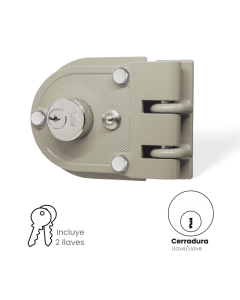 Cerradura Porton Yale Sobreponer Derecha 3021-396 60