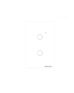 Interruptor Doble Smart Home Touch White Wifi Tic04 Mercury