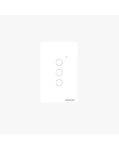 Interruptor Triple Smart Home Touch White Wifi Tic05 Mercury