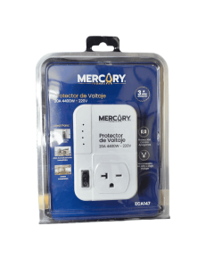 Protector De Voltaje 20A 4400W 220V Blister Mercury ECA147
