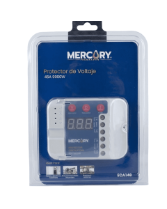 Protector De Voltaje 45A 9900W 220V Blister Mercury ECA148