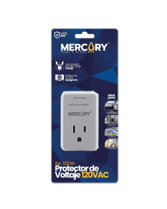 Protector De Voltaje 10A 1200W 120V Blister Mercury ECA112