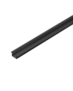 Perfil-189 Riel -Black Luxury Difusor-Pc 18 mm X 9 mm X 2 m Mercury ICL115