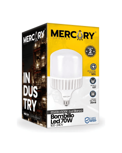Bombillo Led Alta Potencia 70W E27 6500K Ibl15 Mercury