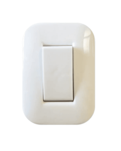 Interruptor Sencillo Sobreponer Blanco Basic Eti81 Mercury