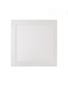 Panel Led Incrustar Cuadrado 18W 8" Tta19 Luz Blanco 6500K Titanium