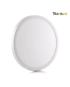 Panel Led Sobreponer Redondo 24w 10" Blanco 6500k Tta24 Titanium
