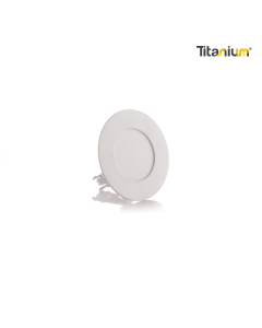 Panel Led Incrustar Redondo 3W 2.5" Tta01 Luz Blanca 6500K Titanium