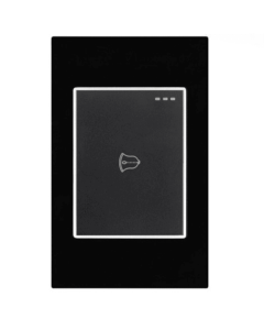 Pulsador Timbre Incrustar Negro Eti57 Project