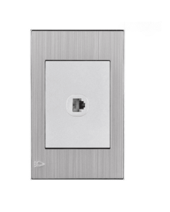 Toma Telefono Incrustar Gris Eti49 Project