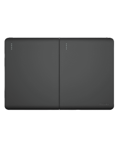 Interruptor Doble Incrustar Conmutable Black Infinity ETI266