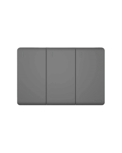 Interruptor Triple Incrustar Conmutable Silver Infinity ETI285