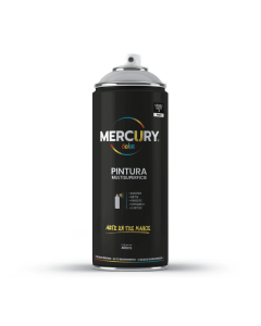 Aerosol Negro Mate De 400ml Mercury Pae39