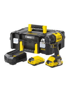 Taladro Percutor Inalambrico 20V 1/2" Stanley SBD716D2T-B3