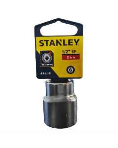 Dado Estándar Métrico 25 mm 6Pt Mando 1/2 Pulgada 4-88-747 Stanley