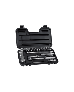 Juego de Dados/Cubos 12 Pts. Mando 1/2" de 22 piezas en pulgadas 86-533 Stanley