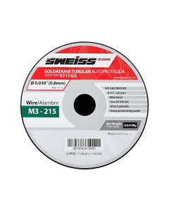 Sweiss Soldadura Mig Fcaw Autoprotegida 0.030 Aws E71T-Gs 1 kg ME-215