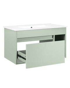 Mueble Lavamanos Marsella Sage Green Texturado 60x46 Stretto 23MS2700420