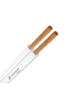 Metro Lineal De Cable Duplex 2 X 16 Rollo X 100 m Blanco Centelsa