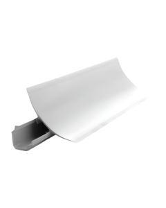Perfil Pvc Mediacaña Coextruida 1/2 6 cm X 3 m