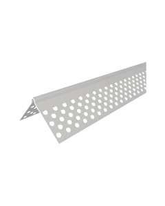 Perfil Pvc Angulo Esquinero Protector Perforado 90X3.05