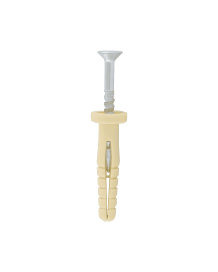 Anclaje Nylon Cabeza Redonda 1/4 X 1-5/8 Cabeza Redonda Nr-1418